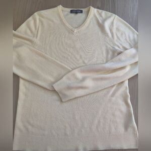 M&S light yellow sweater